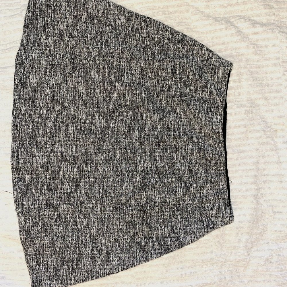 Gray Pencil Miniskirt